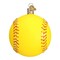 Old World Christmas 3.5 Inch Softball Christmas Tree Ornament , Sports Competitive Ornament